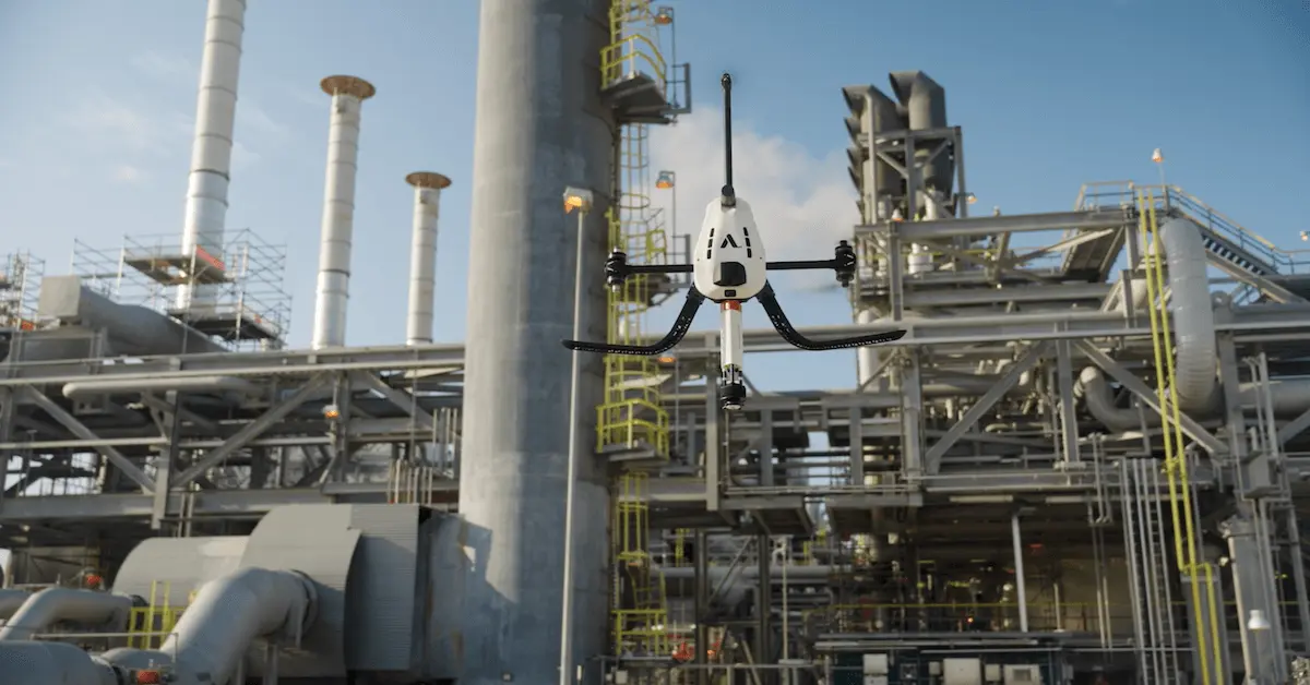 Průmyslová inspekce dronem Voliro T